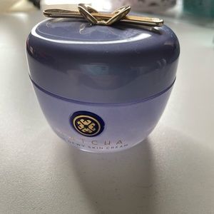 Empty Tatcha Dewy Cream Jar with Spoon
